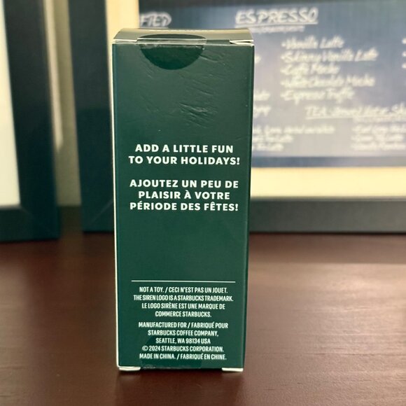 Starbucks Gem Iridescent Diamond Textured Tumbler 24 Oz With Matching Ornament - Picture 10 of 11